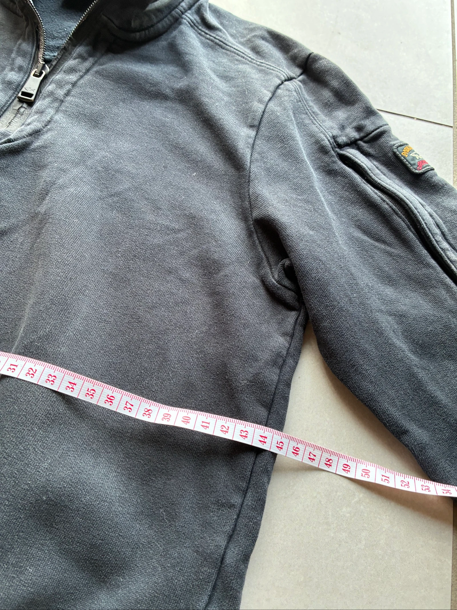Paul & Shark 1/4 Zip Zwart Vintage Y2K Geborduurd Logo Coltrui Streetwear Luxe XS – photo 8